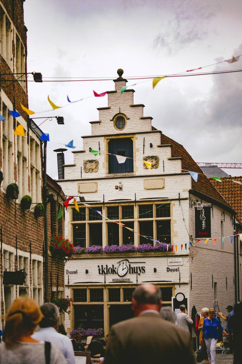 Sweet little street in Belgium